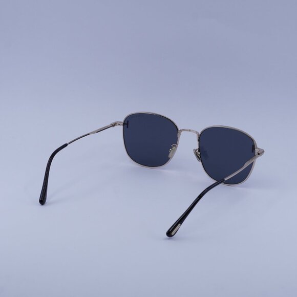 Tom Ford FT1167-K 28A Sunglasses Shiny Rose Gold Square Frame, Smoke Lenses - Picture 8 of 9